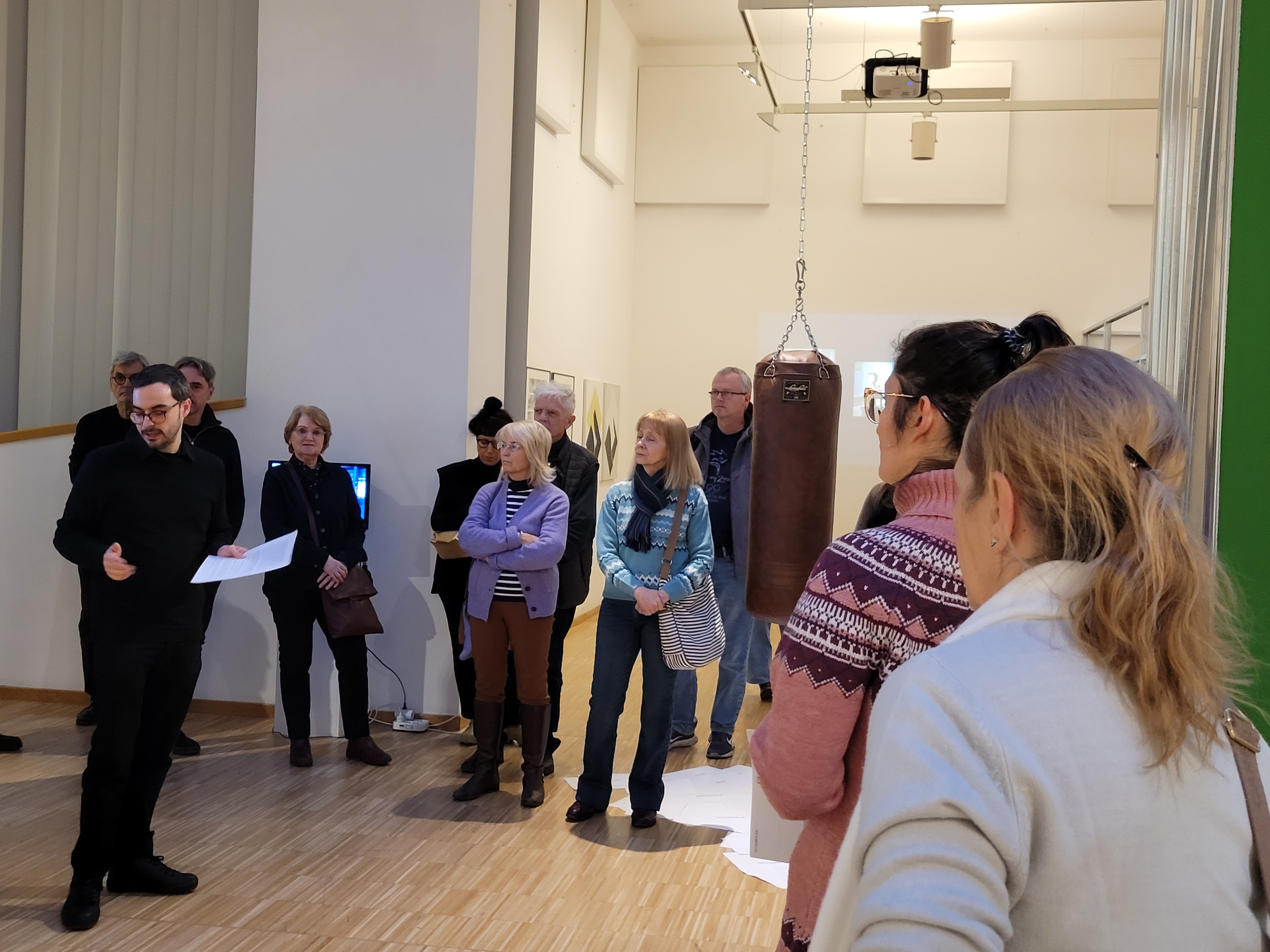 detail of the artwork Aesthetics by László Lakner (1970 / 1994 / 2004), a book bound with strings